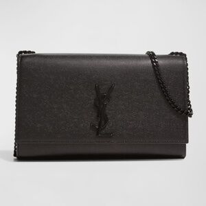 Yves Saint Laurent Kate Medium YSL Crossbody Bag in Grained Leather